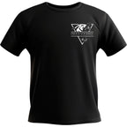 Black Graphic T-Shirt – "Proud Yourself" Wolf Design